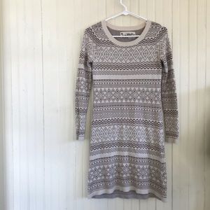 Aventura long sleeve winter sweater dress XS